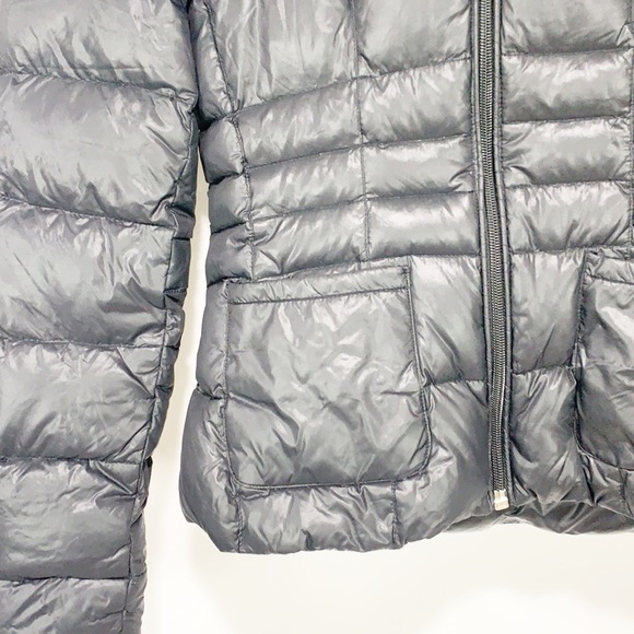 Timberland Black Down Hooded Jacket Medium - Picture 4 of 10